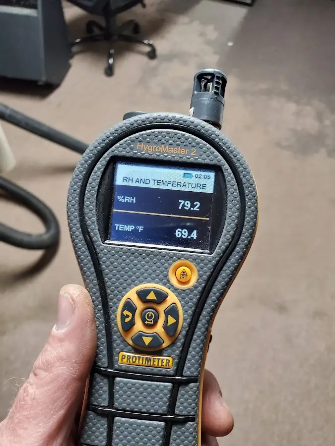 Moisture meter humidity assessment for Mold Remediation & Removal in Lone Tree